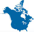 Map of Canada showing StreamPulse IPTV coverage
